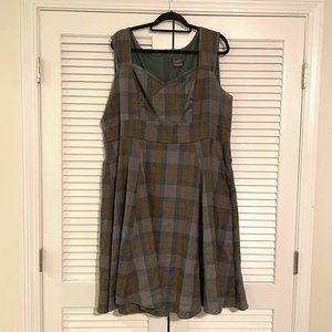 Outlander Tartan Plaid Swing Dress